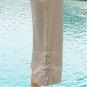 Cache Lace Up Bottom Satin Sheen Crop Pant New Size 0/2/4/6/8/10 XS/S/M $98 NWT