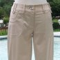 Cache Lace Up Bottom Satin Sheen Crop Pant New Size 0/2/4/6/8/10 XS/S/M $98 NWT
