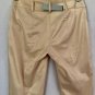 Cache Lace Up Bottom Satin Sheen Crop Pant New Size 0/2/4/6/8/10 XS/S/M $98 NWT