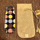 BYO Multicolor Fun Print Wine Bottle Bag Lot 2 Gold Metallic Gift Bag BYO Multicolor Fun Print Wine Bottle Bag Lot 2 Gold Metallic Gift Bag