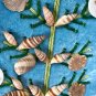 Dillards Trimmings Beach Sea Shells Gifts 3D Christmas Stocking New NWT