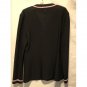 St. John by Marie Gray Collection Knit Blazer Sweater Women’s Black Sz M Vintage