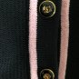 St. John by Marie Gray Collection Knit Blazer Sweater Women’s Black Sz M Vintage