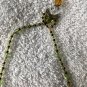 Swarovski Elements Palm Tree Anklet beads Custom Made Artisan 9" 1 of a kind