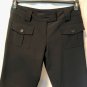 Cache Black Shorts Poly Spandex Stretch Sz 10/12 front pockets side vent / split