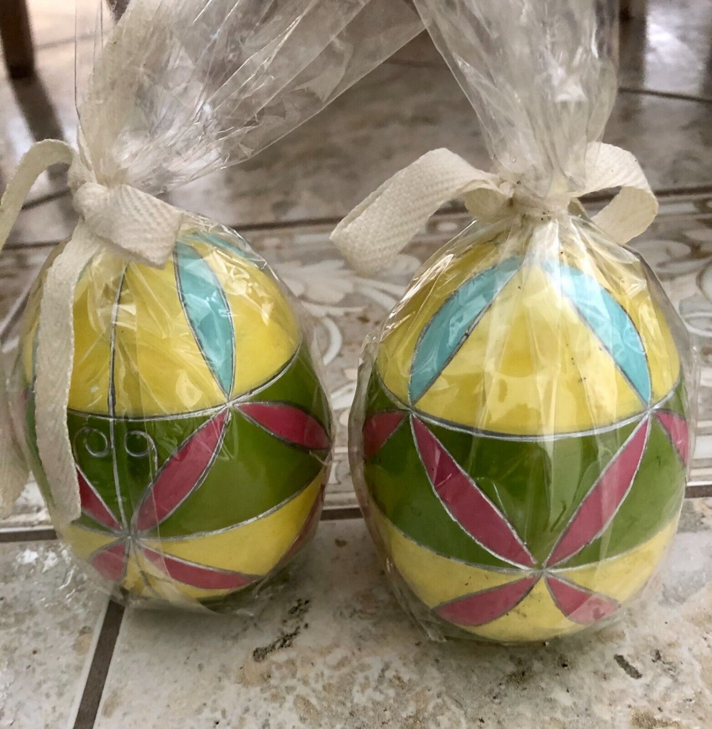 Light Blue Egg Shaped Wax Candle – Pottery Barn Decor 5.2