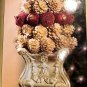 Red and Gold Decorated Table Top Tree Christmas 24" New NIB Dillard Trimmings