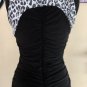 CACHE Back Bodycon Sequin Ruched Evening Event Dress Sz 6 S NWT New Stretch