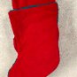 Vintage 3D Teddy Bear SUPER Plush Quilted Christmas Stocking 20" New NWT Velvet