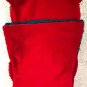 Vintage 3D Teddy Bear SUPER Plush Quilted Christmas Stocking 20" New NWT Velvet
