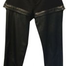 Harley Davidson Black Leather Zip Off Shorts Side Zipper Motorcycle Snaps 36 6/8 Harley Davidson Black Leather Zip Off Shorts Side Zipper Motorcycle Snaps 36 6/8