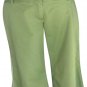 BCBG MaxAzria Stretch Cotton Crop Pant New 4/6/8/10 S/M Green White Trim $134