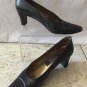 Stuart Weitzman Black Textured Shoe Pump Size 7.5 2 1/2" heel Classic