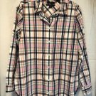 J.Crew Classic-fit Washed Cotton Poplin Shirt Tartan Plaid Sz 2 XS New