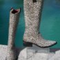 Donald Pliner Western Couture Boot New Chitta Hair Calf Leather $950 NIB New