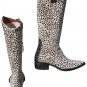 Donald Pliner Western Couture Boot New Chitta Hair Calf Leather $950 NIB New