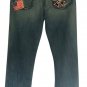 Cache Contour Elaborate Embellished Jean Pant Size 4/6 Denim Stretch $188 NWT