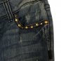 Cache Contour Elaborate Embellished Jean Pant Size 4/6 Denim Stretch $188 NWT