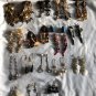 17 Pair Lot Vintage Rhinestone Dangle Designer Earrings Custom Designed Estate