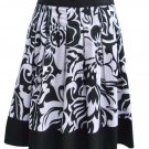 Cache Pleated Metallic Kissed Skirt 10/12 M/L Self Belt Black White $138 NWT Cache Pleated Metallic Kissed Skirt 10/12 M/L Self Belt Black White $138 NWT