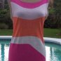 Cache Metallic Knit Wave Design Tunic Top New Size XS/S/M Stretch Dress NWT $98