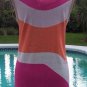 Cache Metallic Knit Wave Design Tunic Top New Size XS/S/M Stretch Dress NWT $98