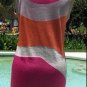 Cache Metallic Knit Wave Design Tunic Top New Size XS/S/M Stretch Dress NWT $98