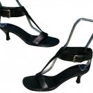 Donald Pliner Couture Shine Leather Shoe New Wide Ankle Strap Thong $325 NIB SZ8