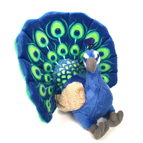 Plush Peacock Toy Bird stuffed Animal