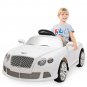 12V Bentley GTC Kids Ride On Car Electric RC Remote Control w/Lights MP3 White