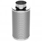 Carbon Filter 150x500 mm 6"x20" 50mm Carbon Bed Changeable Velcro Pre-Filter New