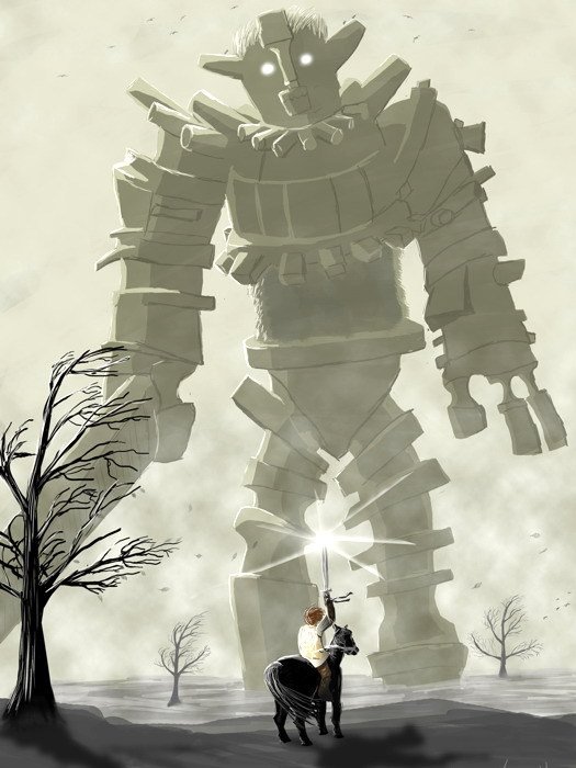 Shadow Of The Colossus Game Art 16x12 Print POSTER.