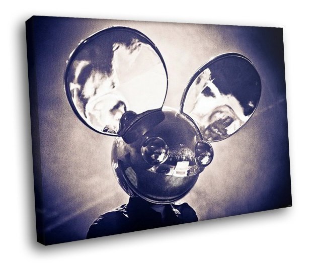 Deadmau5 Dead Mouse DJ Progressive House Music 40x30 Framed Canvas Art ...