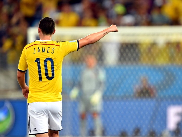 James Rodriguez Colombia Awesome FIFA World Cup Brazil 32x24 Wall Print ...