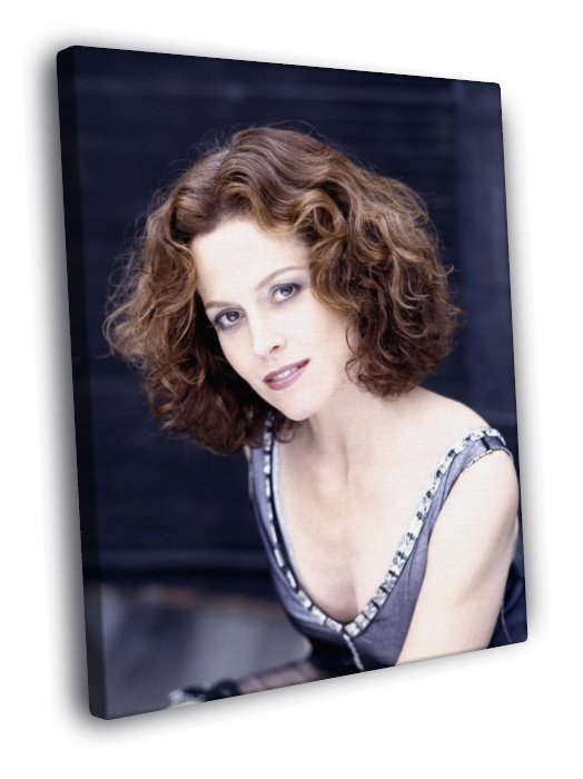 Sigourney Weaver Great Portrait Beautiful 40x30 Framed Canvas Print