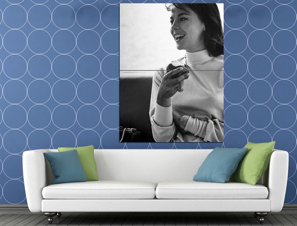 Natalie Wood Portrait Hot Beautiful Actress Retro Rare Huge 48x36 Print Poster 