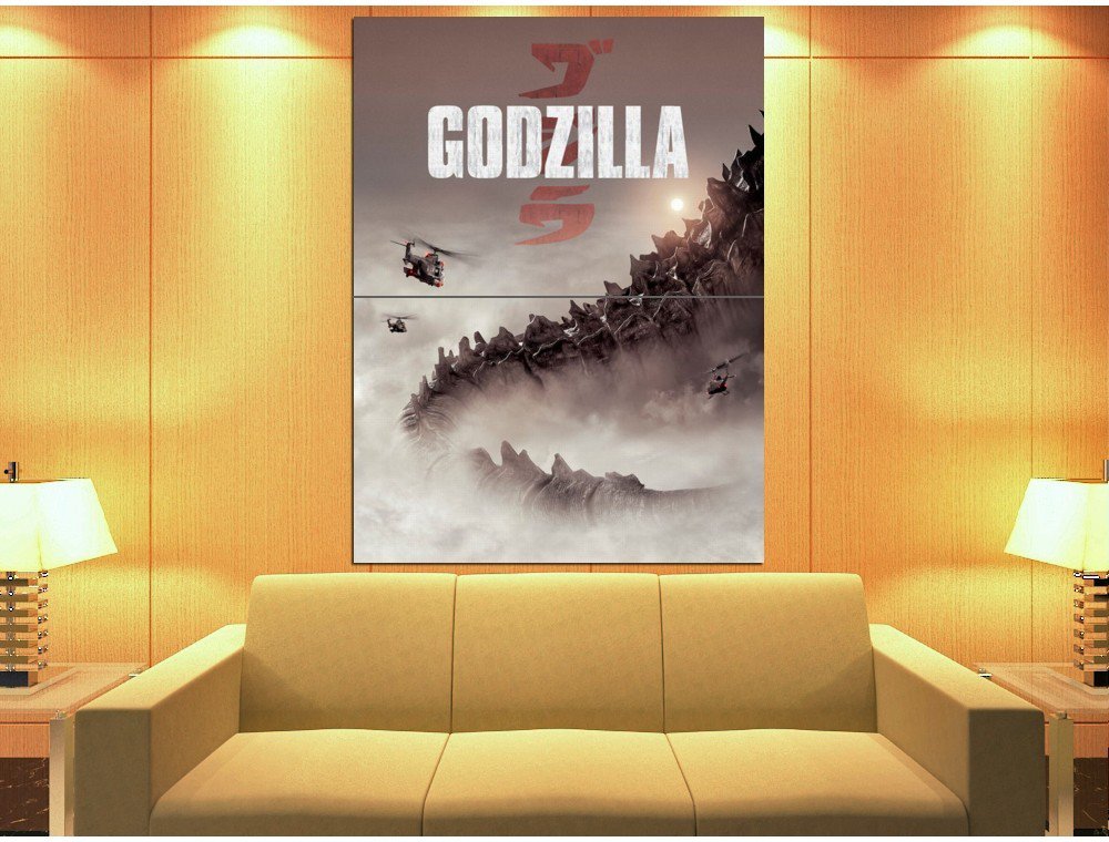 Godzilla 2014 Movie Helicopters Huge Giant Print Poster