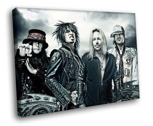 Tommy Lee Motley Crue Glam Rock Music 30x20 Framed Canvas Art Print