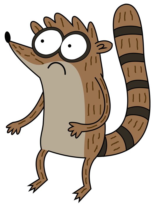 Rigby Cool The Regular Show Cartoon TV Series Art 24x18 Wall Print POSTER