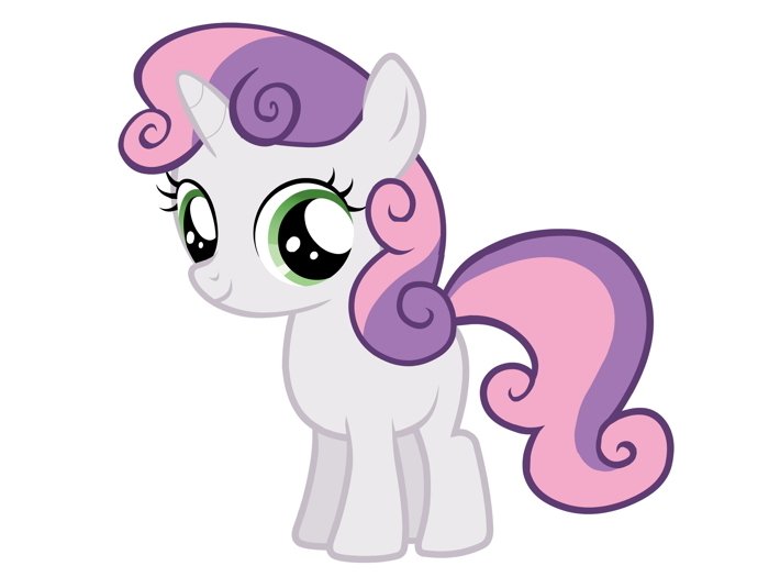 Sweetie Belle My Little Pony Friendship Is Magic Cute 16x12 Print POSTER