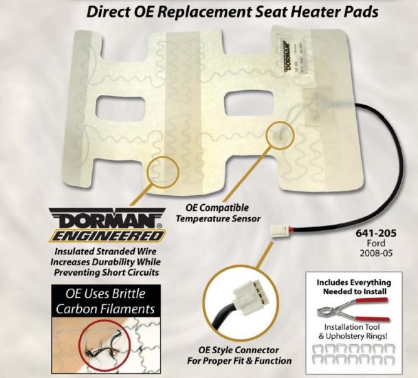 Ford five hundred seat heater #9