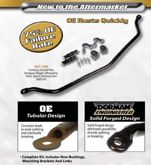 1997 2008 Pontiac Grand Prix 982001 GTP Front Sway Bar Kit 927100