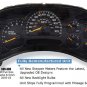 2003-2005 CHEVROLET Trucks SUV Remanufactured Instrument Cluster 599-300