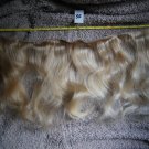 14 inch raw virgin blonde wavy curly human hair extension weft SOLD