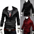 New Men's Fashion Slim Casual Hooded Hoodies Coat Jacket Outwear Overcoat Sweatshirt