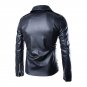 2015 New fashion Men's jackets Short Slim Collar motorcycle leather jacket coat