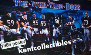 1986-87 Chicago Bears Enormous Poster. Football Collectibles, Lot  #44234