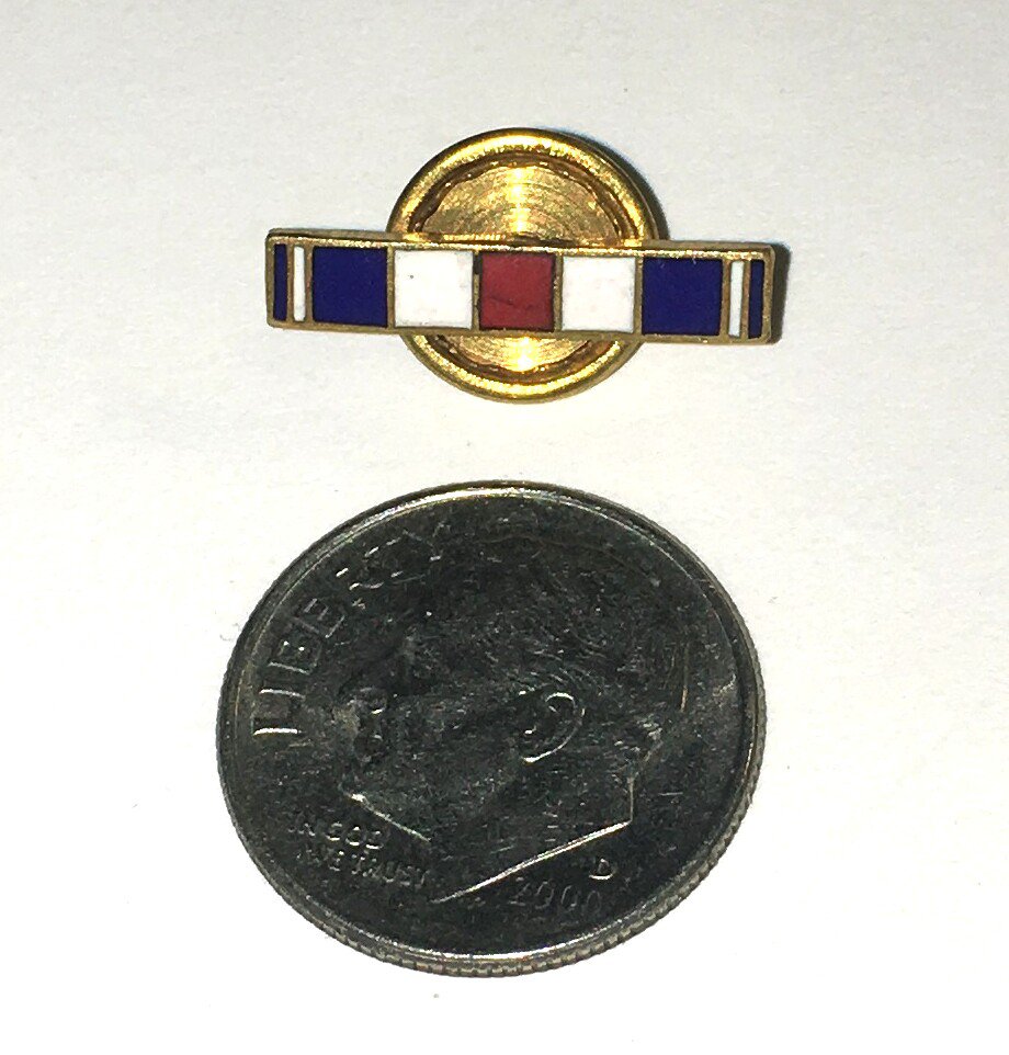 Silver Star Lapel Pin screwpost attachment U.S. Army U.S. Air Force