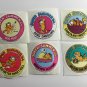 6 Garfield 1978 Vintage Stickers Summer '84 Olympic Events?