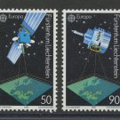 Satellites Space Europa 2 mnh stamps 1991 Liechtenstein #955-6